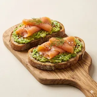 Avocado toast con salmone
