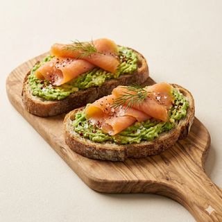 Avocado toast con salmone
