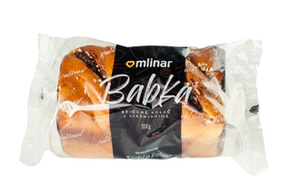 Babka, brioche kolač s lješnjacima 550g