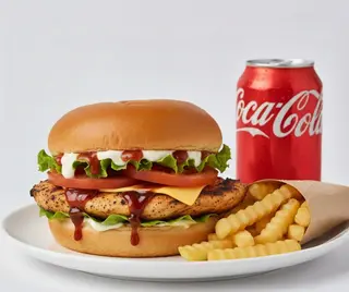 BBQ burger menù