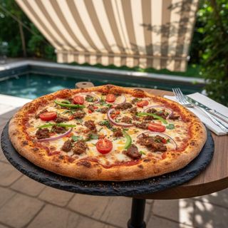 Bbq Mexican Beef Pizza