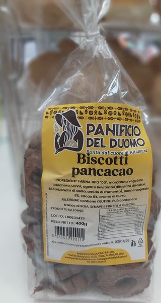 Biscotti al pan cacao 500 g