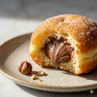 Bomba fritta alla nocciola