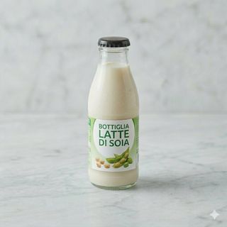 Bottiglia latte di soia