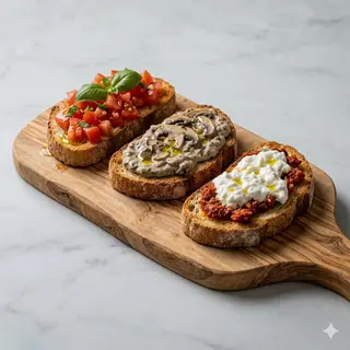 Bruschette miste 3 pezzi