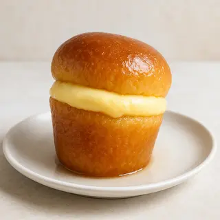 Babà al rum con crema