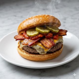 Bacon cheeseburger