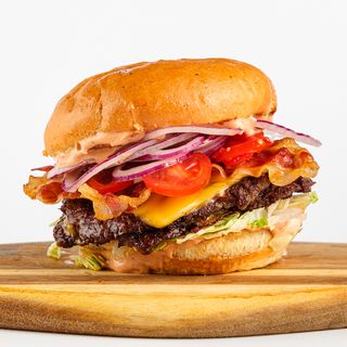 Bacon cheese burger