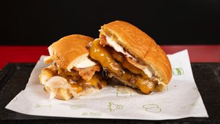 Bacon cheese burger