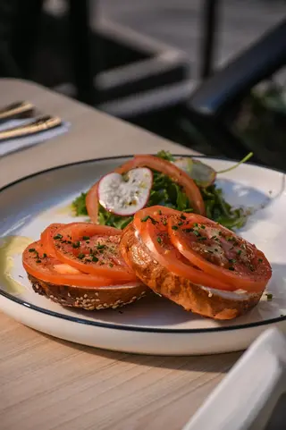 Bagel Tomates & Cream cheese
