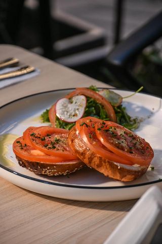 Bagel Tomates & Cream cheese