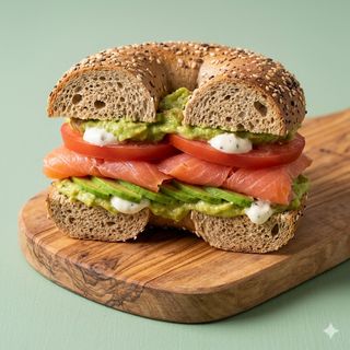 Bagel salmone fresco