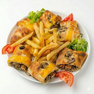Baguette Farcie Escalope Champignon