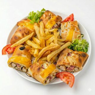 Baguette Farcie Escalope Jambon