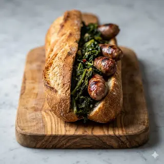 Baguette salsiccia e frjarielli