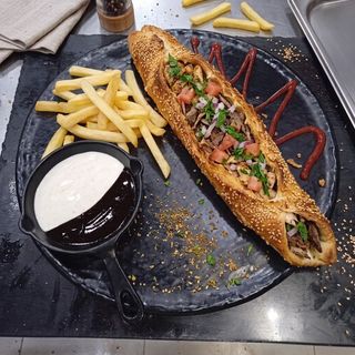 Baguette farcie chawarma