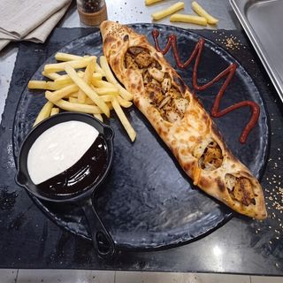 Baguette farcie kebab