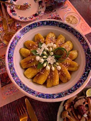 Banana caramellata
