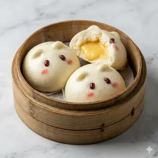 Bao alla crema 3 pezzi