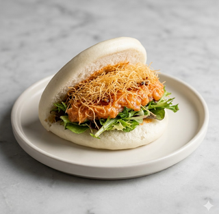 A17 Bao con salmone