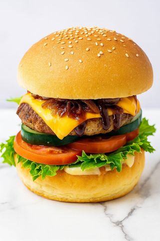 BBQ beef burger