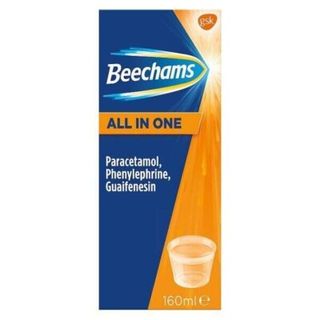 Beechams All in One Cold and Flu Liquid 160ml