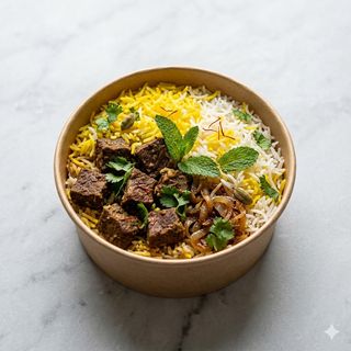 Beef biryani