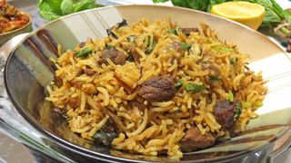 Beef biryani