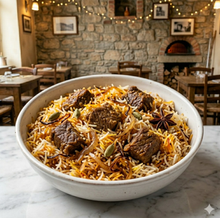 Beef biryani