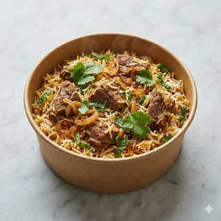 Beef biryani