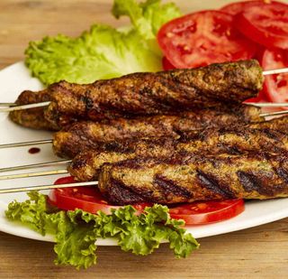 Beef seekh kebab