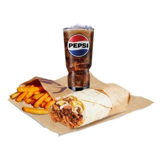 Beefy Melt Burrito Meal