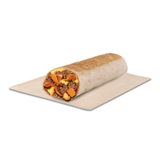 Beefy nacho burrito
