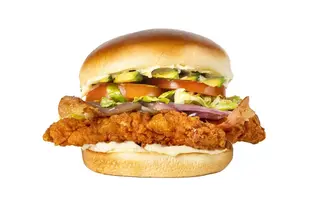 Big chickin hamburger