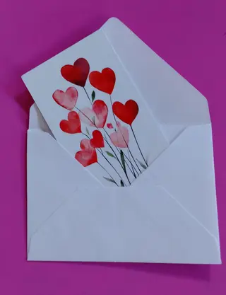 Bigliettino cuori
