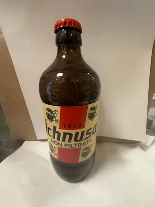 Birra Ichnusa non filtrata freda Alcohol 5%Vol. 50 cl