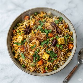Biryani vegetariano