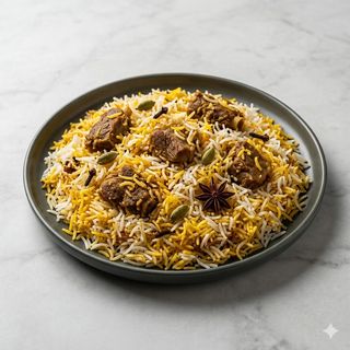 Beef biryani