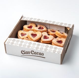 Biscuiți cu gem de căpșune