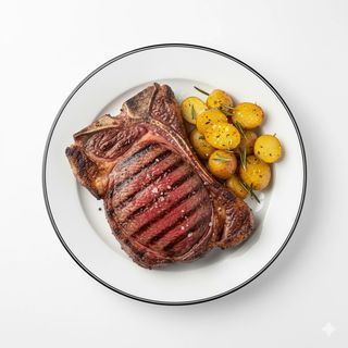 Bistecca alla fiorentina di manzo relae 82€ al kg, circa 1,2 kg