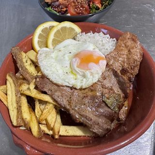 Bitoque de Frango ou Porco