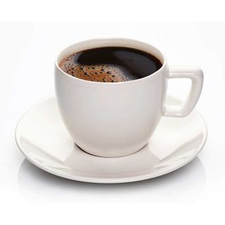 Black roasted coffee