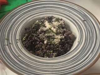 Risotto with beef