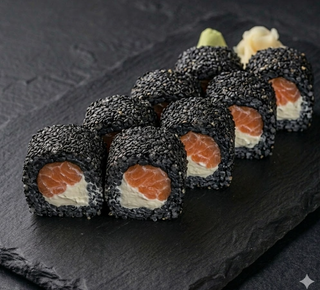 70. Black roll salmon