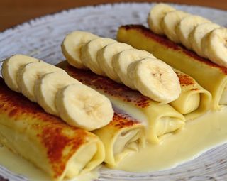 Блинчики сама лепила банан-сгущенка(1кг)