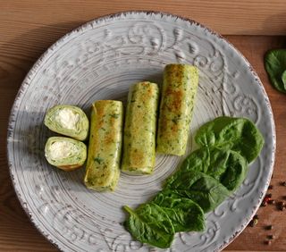 Блинчики сама лепила шпинат-крем сыр(1кг)