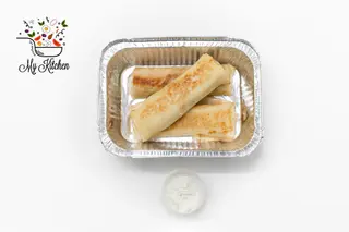 Блины с семгой и шпинатом (250г)