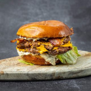 Blue cheese burger