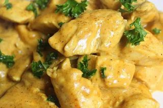 Bocconcini di pollo al curry