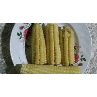 Boiled green maize
